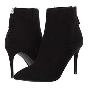 STEVE MADDEN Suede Pointed Toe Heel Booties